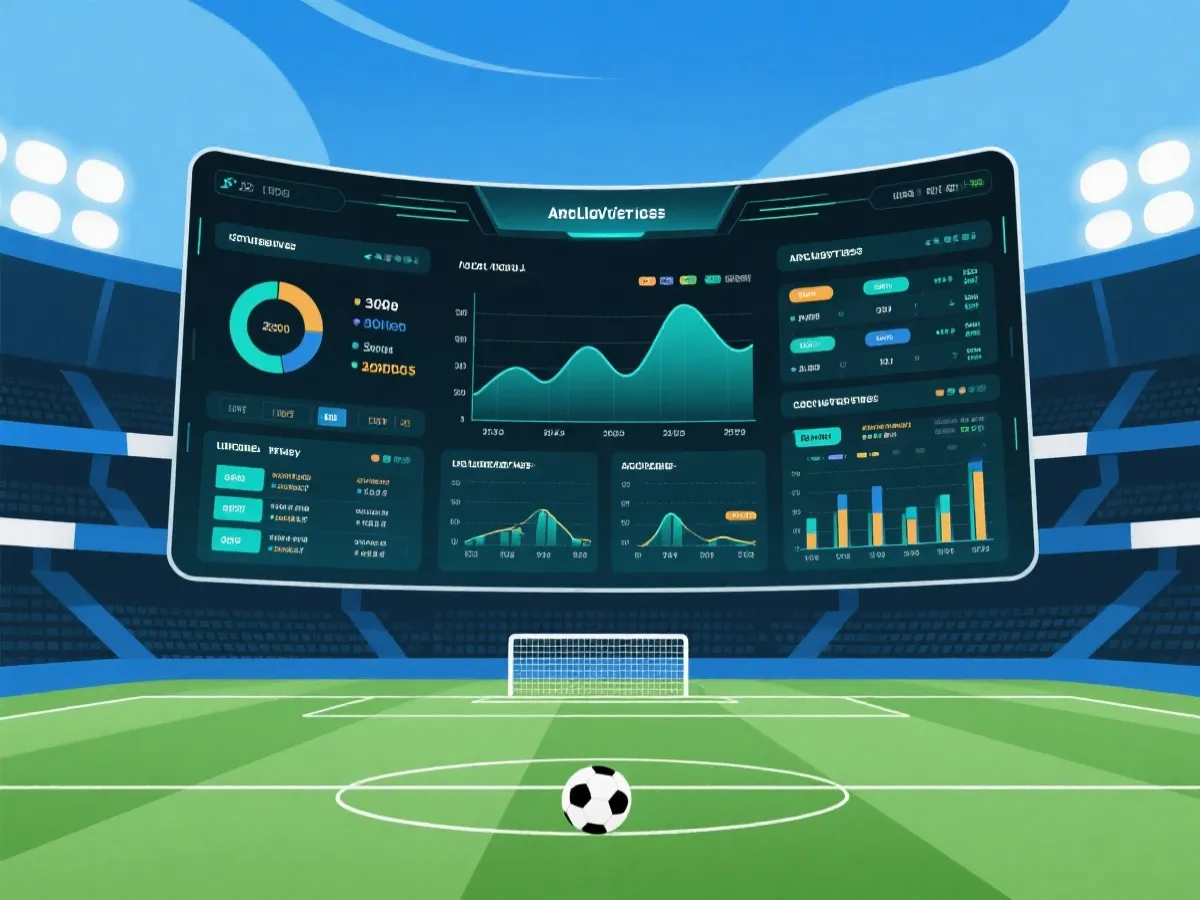 世界杯数据中心可视化示意图